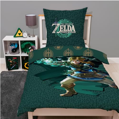 Zelda Bettwäsche Set 2-teilig 135x200 cm & 80x80 cm -The Legend of Zelda...