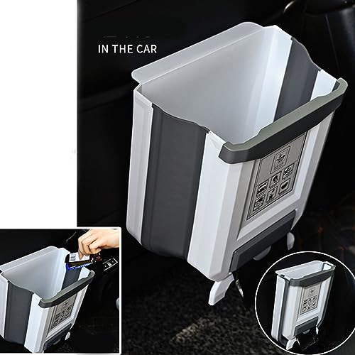 JSZDFSV Faltbarer hängender Mülleimer, Mülleimer, Abfalleimer, Mülleimer, Küche, Mülleimer, Büro, Mülleimer, Schlafzimmer – Bild 6