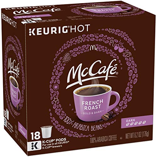 Image of McCafe French Dark Roast K-Cup Coffee Pods (18 Pods)