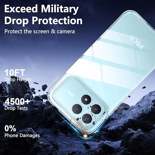 Image of for Xiaomi POCO F8 Pro Screen Protector(1 pack) Tempered Glass flim with case,9H Hardness,Anti-Scratch, Case Friendly, Bubble Free,HD Clear