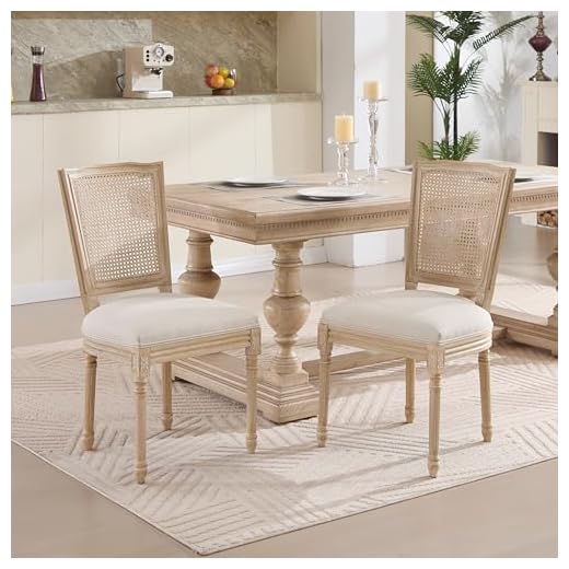 Set of 2 French Country Dining Chairs