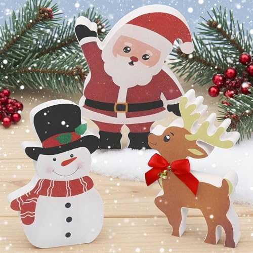 Giugio Dekorativer Aufsteller für Weihnachten, 3 Stück...