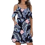 Damen Sommerkleid Kurzarm Minikleid Einfarbig V-Ausschnitt Homewear Blusenkleid mit Knopfen T-Shirtkleider Tunikakleid Sommerkleid Damen Kurz Tunika Kleid V-Ausschnitt Volant Lockeres Swing Mini Kleider Kleid Damen Maxikleid Ärmelloses Clothes Damen New Dress Kleid Sommerkleid Damen Lang V-Ausschnitt Off Shoulder Maxikleider für Damen Kleider Lose Kleid Strandmode Strickkleid Mit Rollkragen und Gemustertem Stretch Bodycon Midikleid Rockteil Elegant Pullikleid für Business