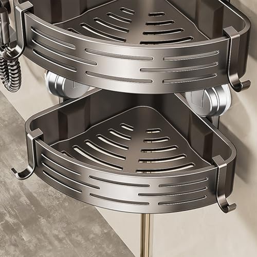 Étagère d'angle de douche pour optimiser le rangement des flacons - 4