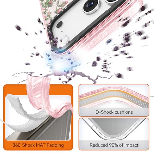 Funda iPhone Pro Max antichoque Rosarnnah 17GPS resistente a caídas de 2 metros 3