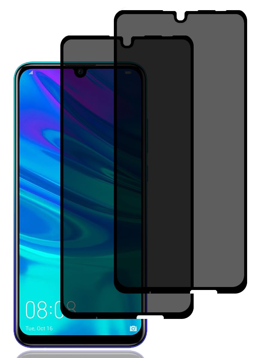 3 Pellicole In Vetro Temperato Per Huawei Y6 2019, Spessore 0,33mm, Durezza 9H, Bordi Arrotondati 2.5D. Include Panni E Adesivi Per La Polvere.