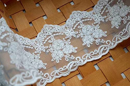 image for Sourcemall Lace Trim Ribbon, Delicate Crown Ribbon for Crafts Sewing a