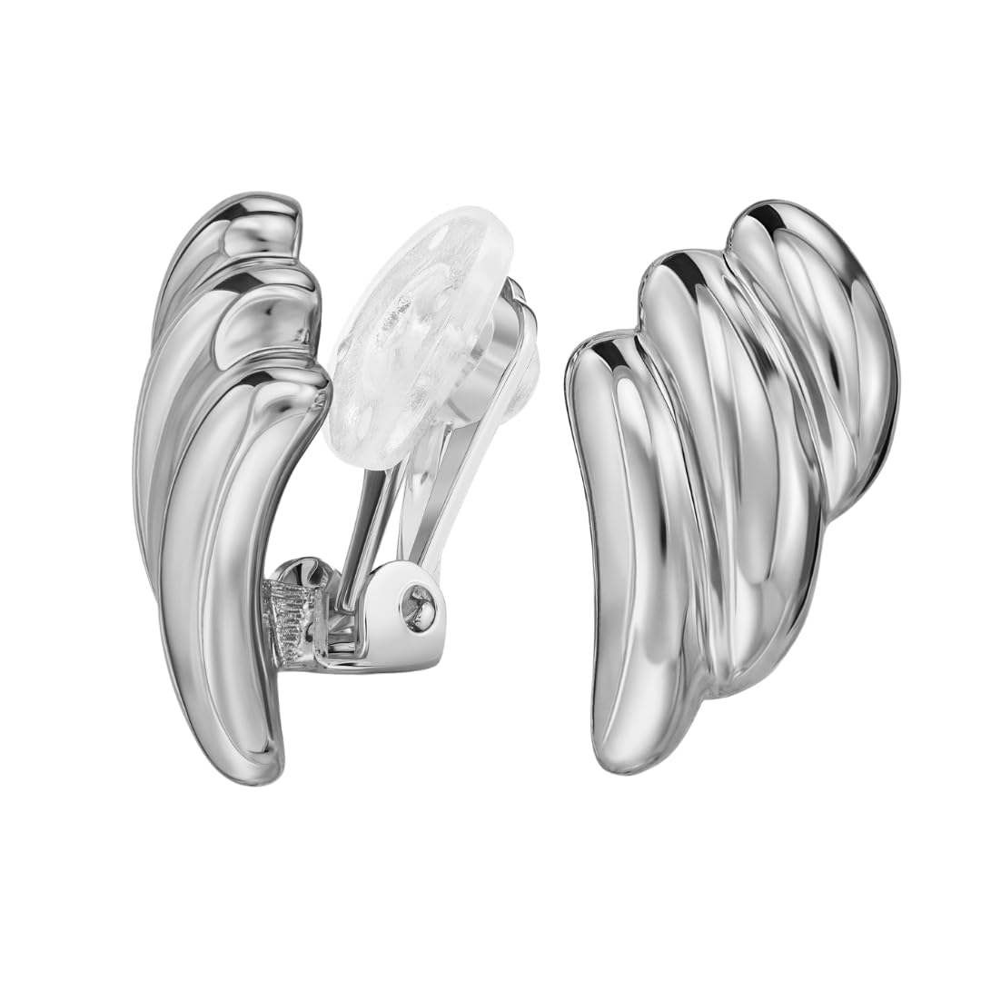 Traveller Ohrclip - Damen - Silberfarben - Platiniert - 17x10 mm - 157770