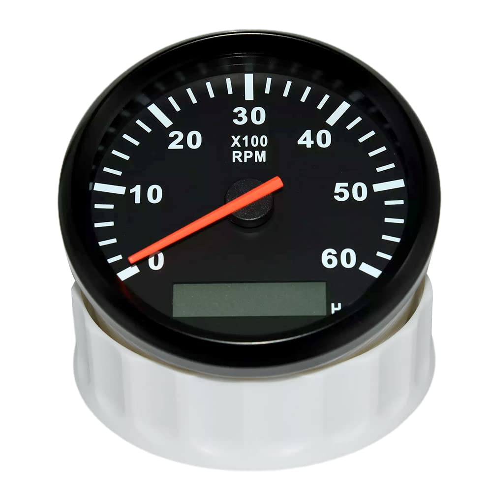 Amazon.co.jp: JINGERL ユニバーサル85mmボートタコメーターマリン