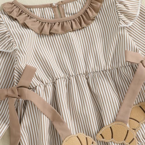 Baby Girl Thanksgiving Outfit Newborn Thanksgiving Turkey Outfit Long Sleeve Collar Romper Cute Fall Clothes4