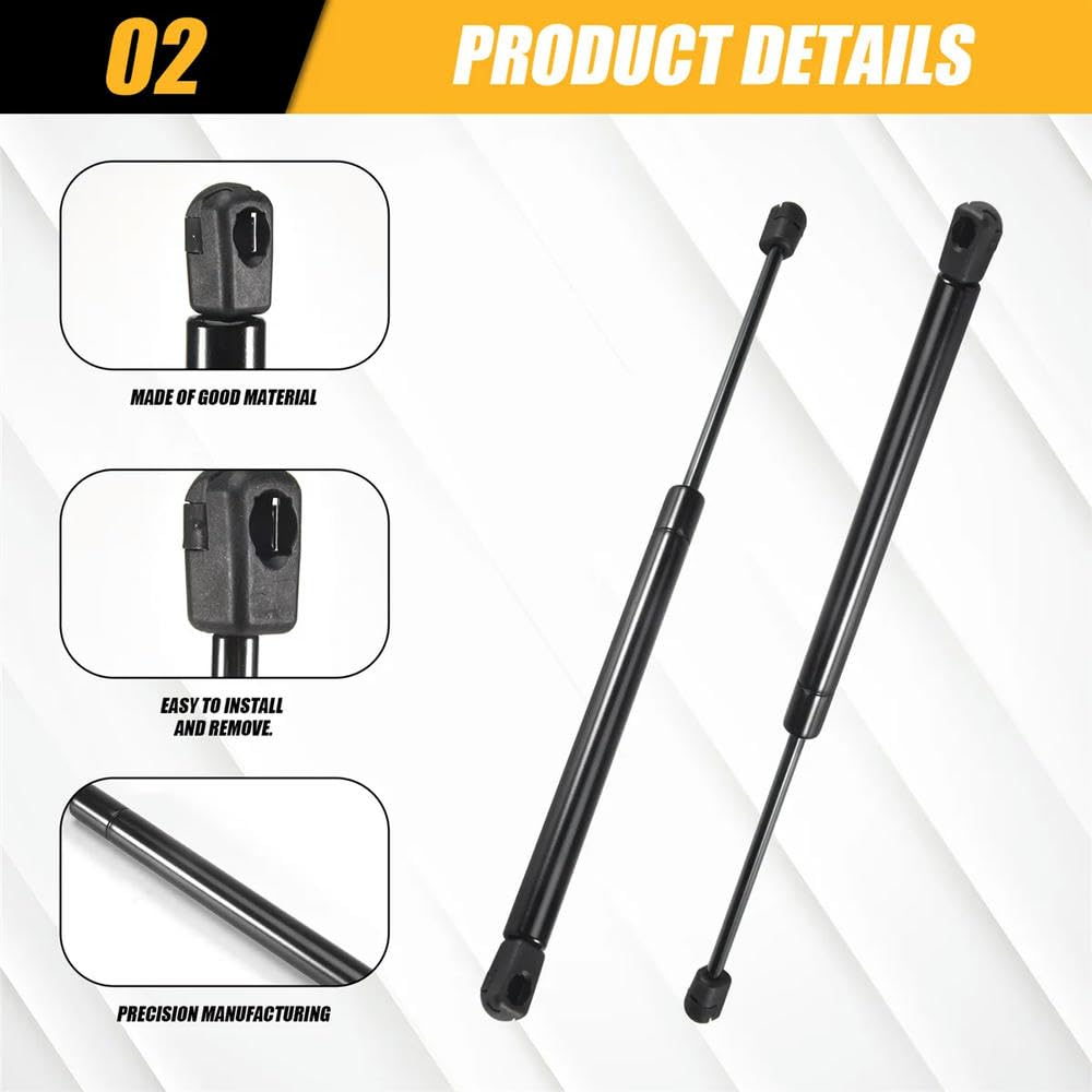 2 Pezzi di Supporto per Sollevamento Bagagliaio Posteriore, Molle e ammortizzatori 1717500036 per Mercedes Benz SLK R171 2005-2011 Ricambi Auto