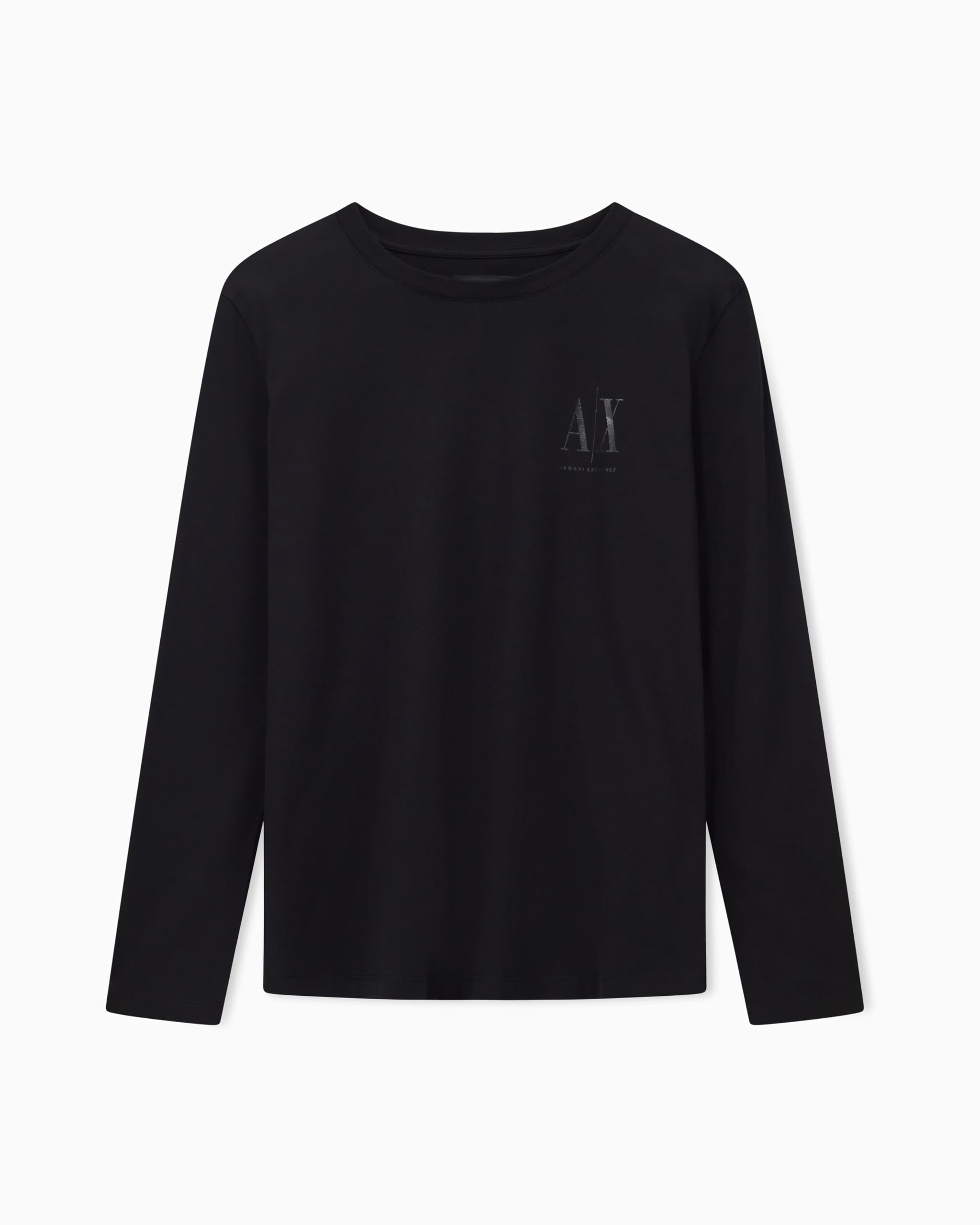 Armani Exchange Damen Long Sleeve Side On Tone Logo T-Shirt