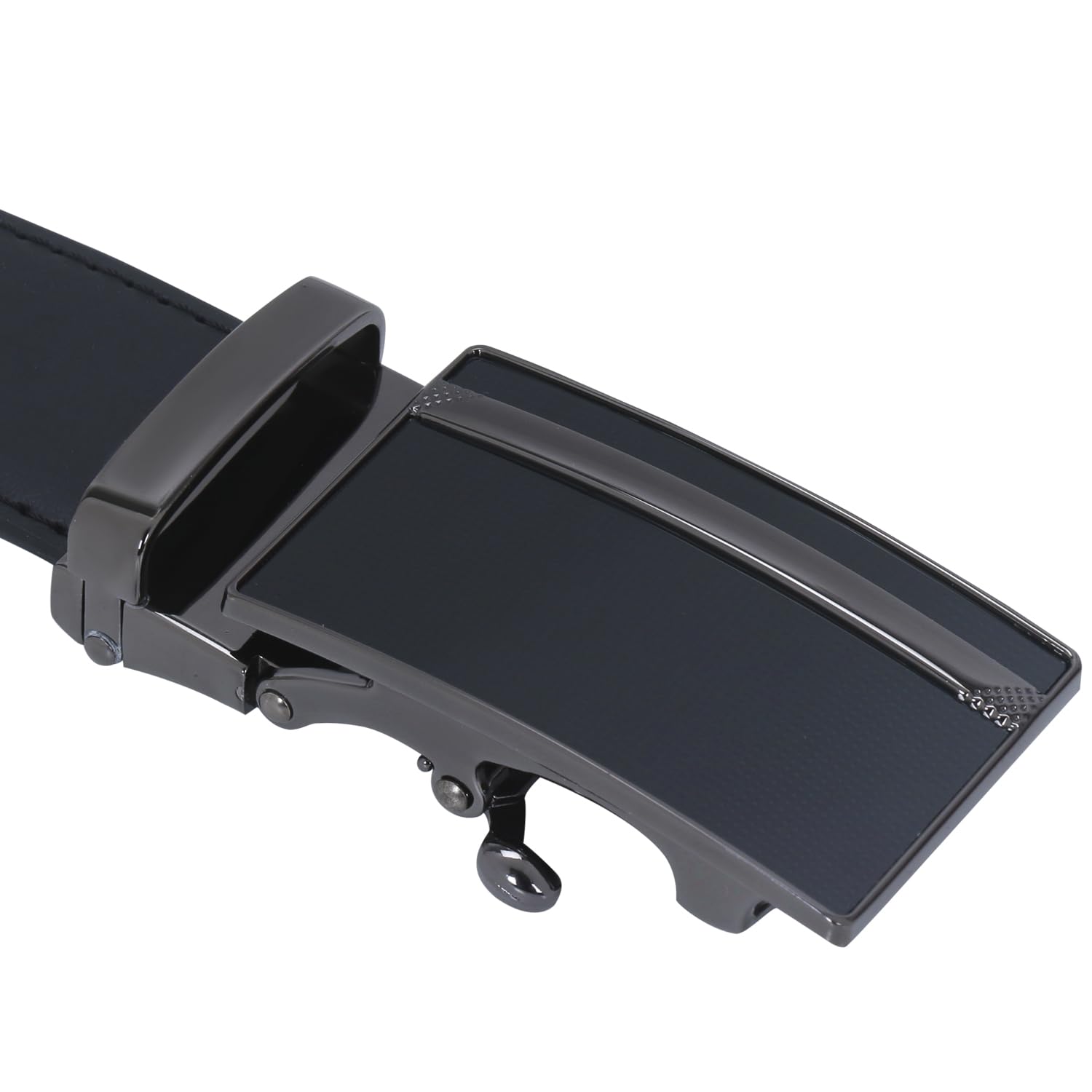 Labnoft Men's Auto Lock Pu Leather Belt (Black, BELT-012-SG-Black-XL) - Image 3 thumbnail