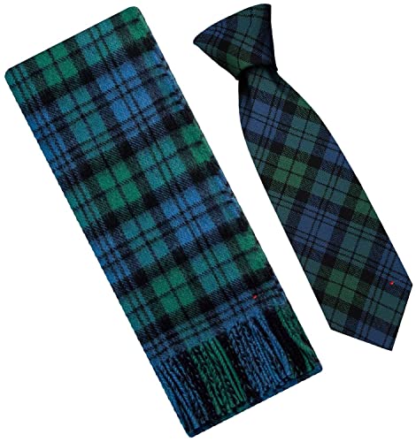 Écharpe laine Clan Campbell cravate ensemble hiver écossais