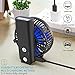 OPOLAR Portable Battery Operated Handheld Personal Desk Fan with 5-20 Hours Working Time/5200mA Battery,3 Setting, Strong Wind,Foldable Design, for outdoor Activities