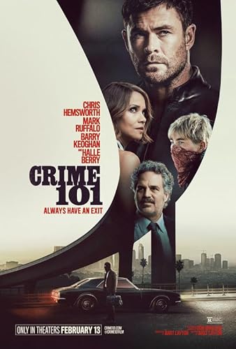 Crime 101 Movie Poster - Unframed Wall Art Prints Cinematic Home & Room Decor, Poster Size 18'' X 28'' - ID2