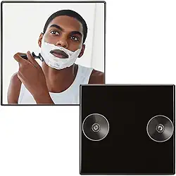 Espelho de Barba e Maquiagem com Ventosa – Ideal para Box e Chuveiro