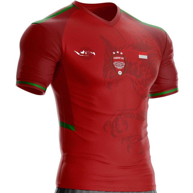 Maillot Indonésie ID-62 football le cadeau parfait pour supporter