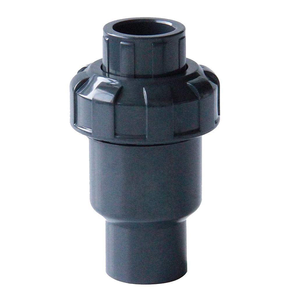 1 Valvola di Ritegno in PVC, 20 Mm, 25, 32, 40, 50, 63 Mm, Valvola di Ritegno A Battente in UPVC, Connettore for Tubo dell'Acqua for Parti del Sistema Idraulico(63mm)