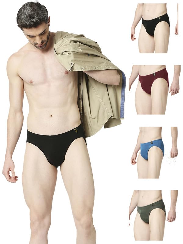 vip Men's Cotton Solid Briefs (Pack of 5) (VP-MI-BF-SKNII-10P-XXL-PO5_Pack of 5-picture-16