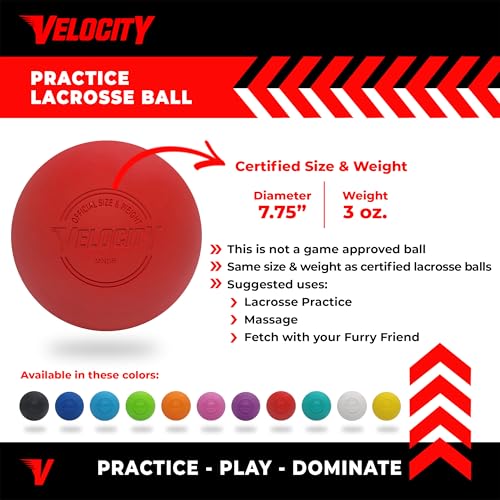 image for Velocity Practice Lacrosse Balls - 1, 2, 3, 6, 12, 18, 24, 36, 60 and 