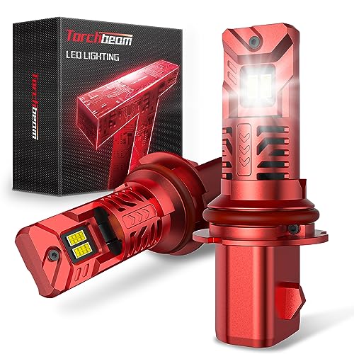 Image of Torchbeam 9007 Fog LED Bulbs Combo 90,000LM, 6500K Cool White, Canbus Ready, Plug‑and‑Play Quick Install, Pack of 2