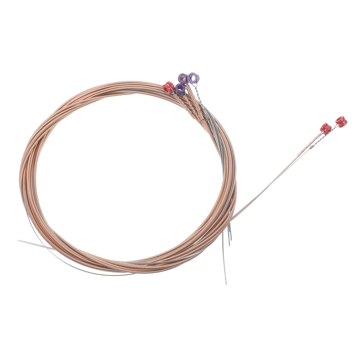 TOYANDONA 24stücke Akustikgitarrensaiten Phosphorbronze Austauschbare Saiten Für Folk-gitarren Klare Töne Und Reiche Resonanz Langlebig Und Zuverlässig