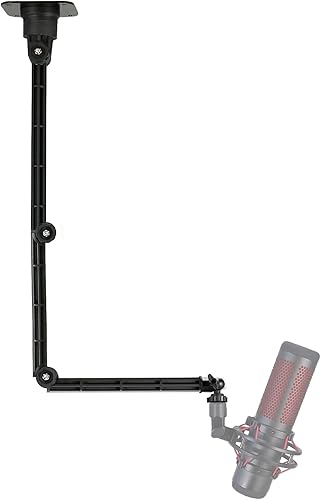 Miniatura 2 de Soporte de pared para micrófono, soporte de techo compatible con micrófonos Blue Yeti X Nano Snowball y Shure HyperX Razer