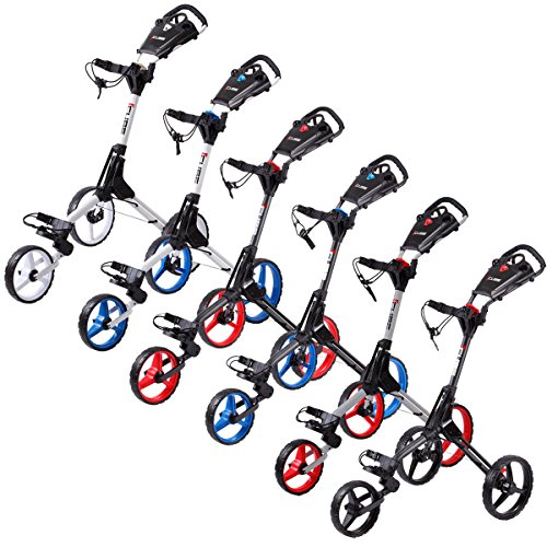 SkyMax-Golf-CUBE-Carrito-plegable-con-3-empujes-diseno-compacto-color-gris-y-azul