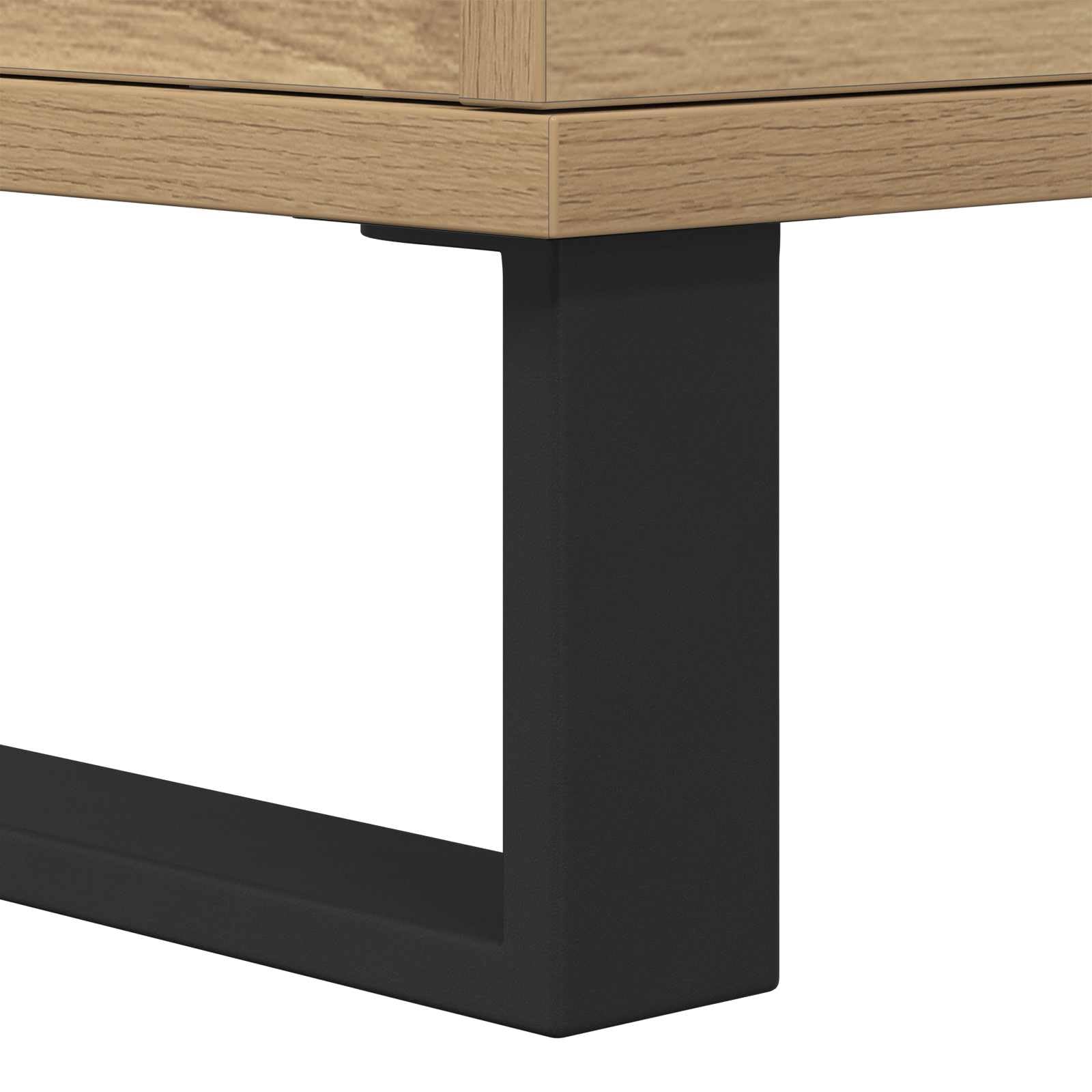 vidaXL Bufet Dąb rzemieślniczy 60 x 35 x 70 cm, Przestronny schowek, elegancka prostokątna witryna, nowoczesne meble, funkcjonalna szafka do organizacji w domu
