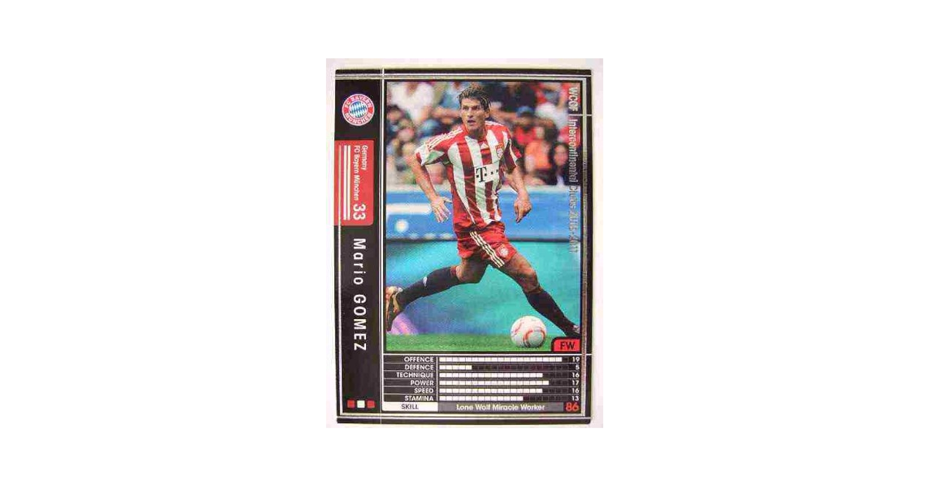 wccf 黒白  聞いてみてください Amazon.co.jp: WCCF 10-11白黒カード 158 マリオ・ゴメス