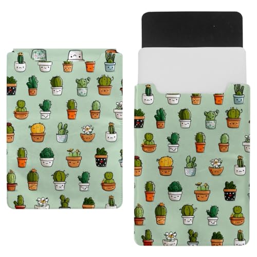 Funda para ordenador portátil de 35 cm de cactus para oficina y universidad