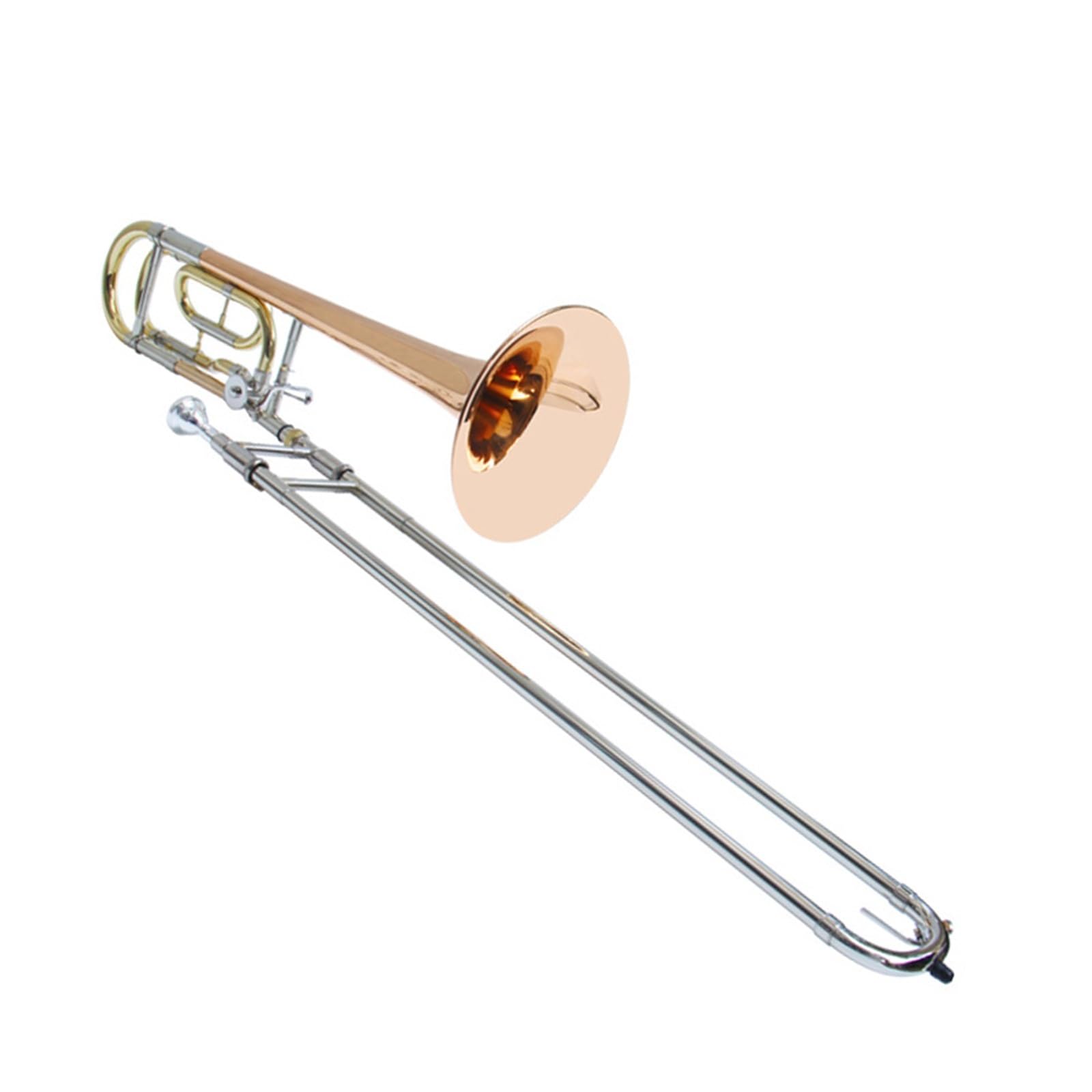 Standard Puzon Instrumenty Muzyczne Puzon Tenorowy Ton B Dur Do F Smyczek Z Białej Miedzi Orkiestra Marszowa