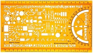Standardgraph Elektro-Kombi Zeichenschablone CAD-3370
