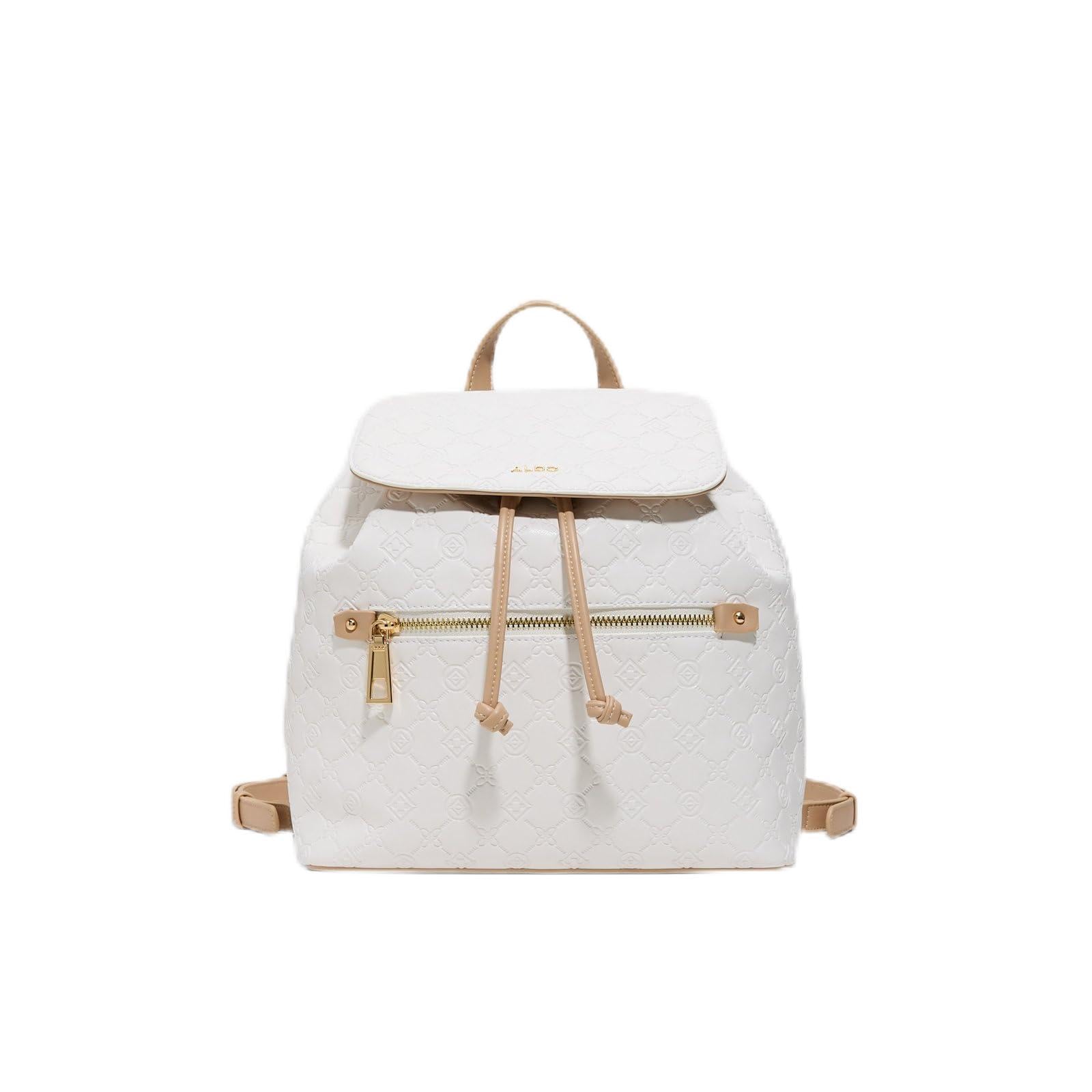 ZELONA White Women's Backpack-image-1