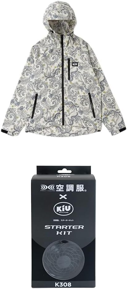 キウ] エアコンディションドジャケット + スターターキット 空調服 KiU