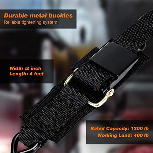 image for WELLUCK Boat Trailer Transom Tie Downs Straps 1200 LBS, 2