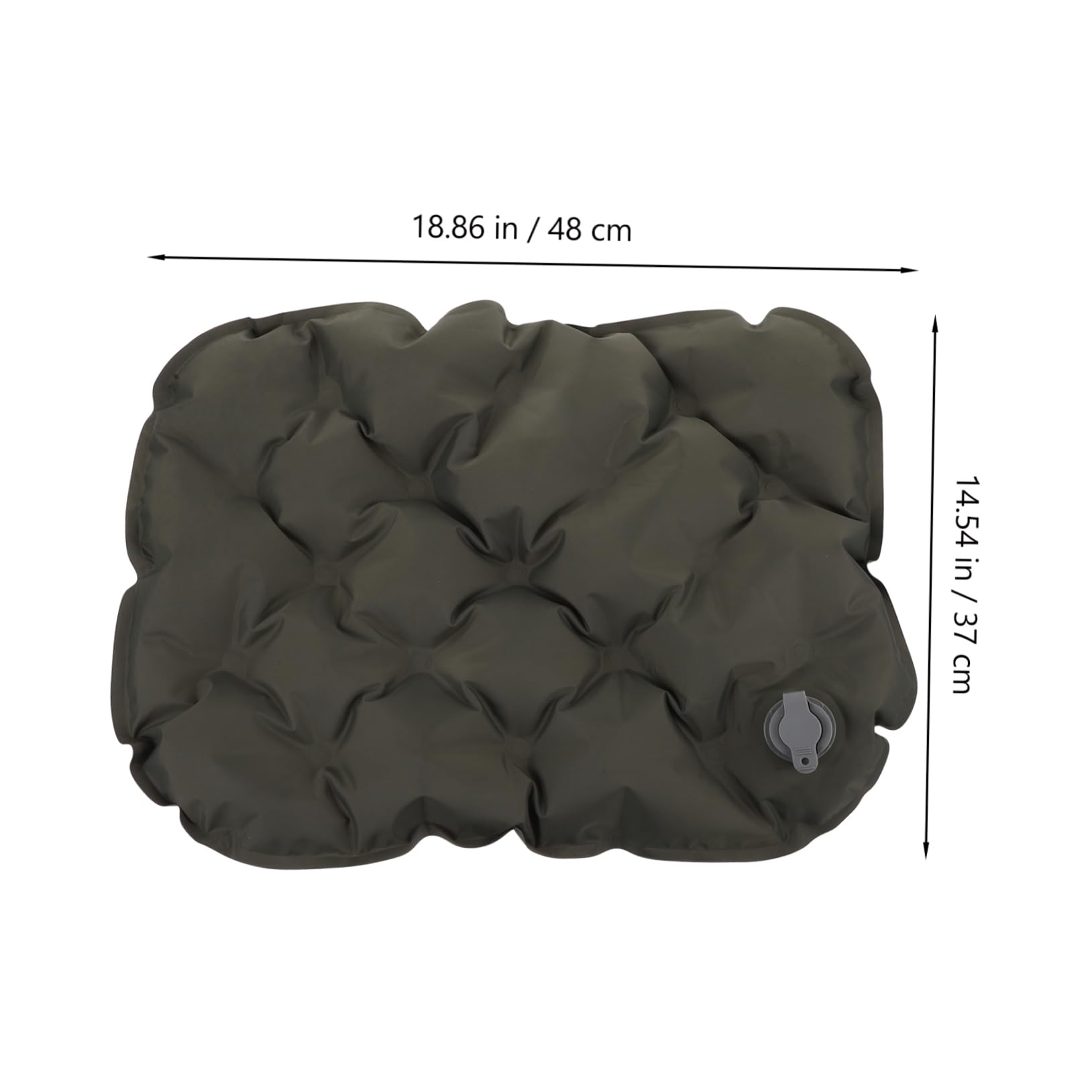 LIOOBO Lightweight Folding Bed Inflatable Seat Camping Hunting Picnic Travel and Car Seat Cushion