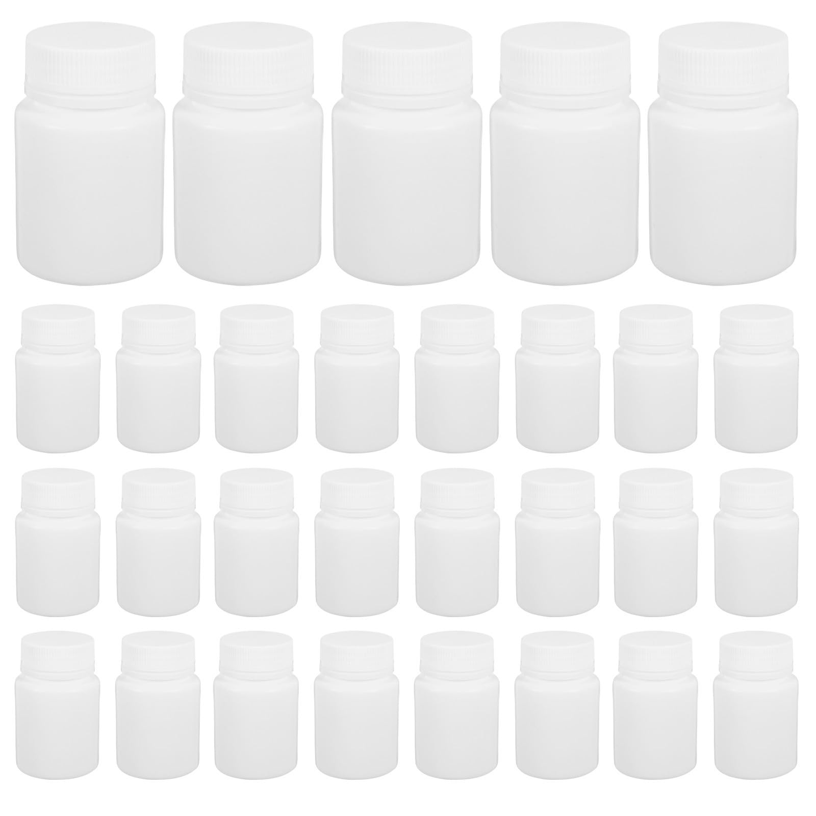 Envases de PE para tabletas: botes para medicina de 50 ml con tapa rosca