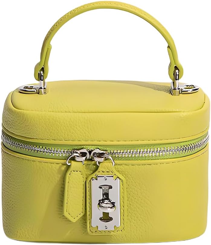 YXBQueen Crossbody Bag for Women Small Square Purses Top-Handle Purses for Women Box Purse with Chain