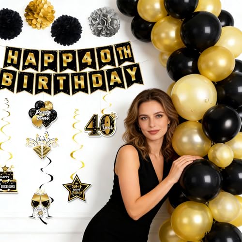 Image of 40th Birthday Decorations for Men Women