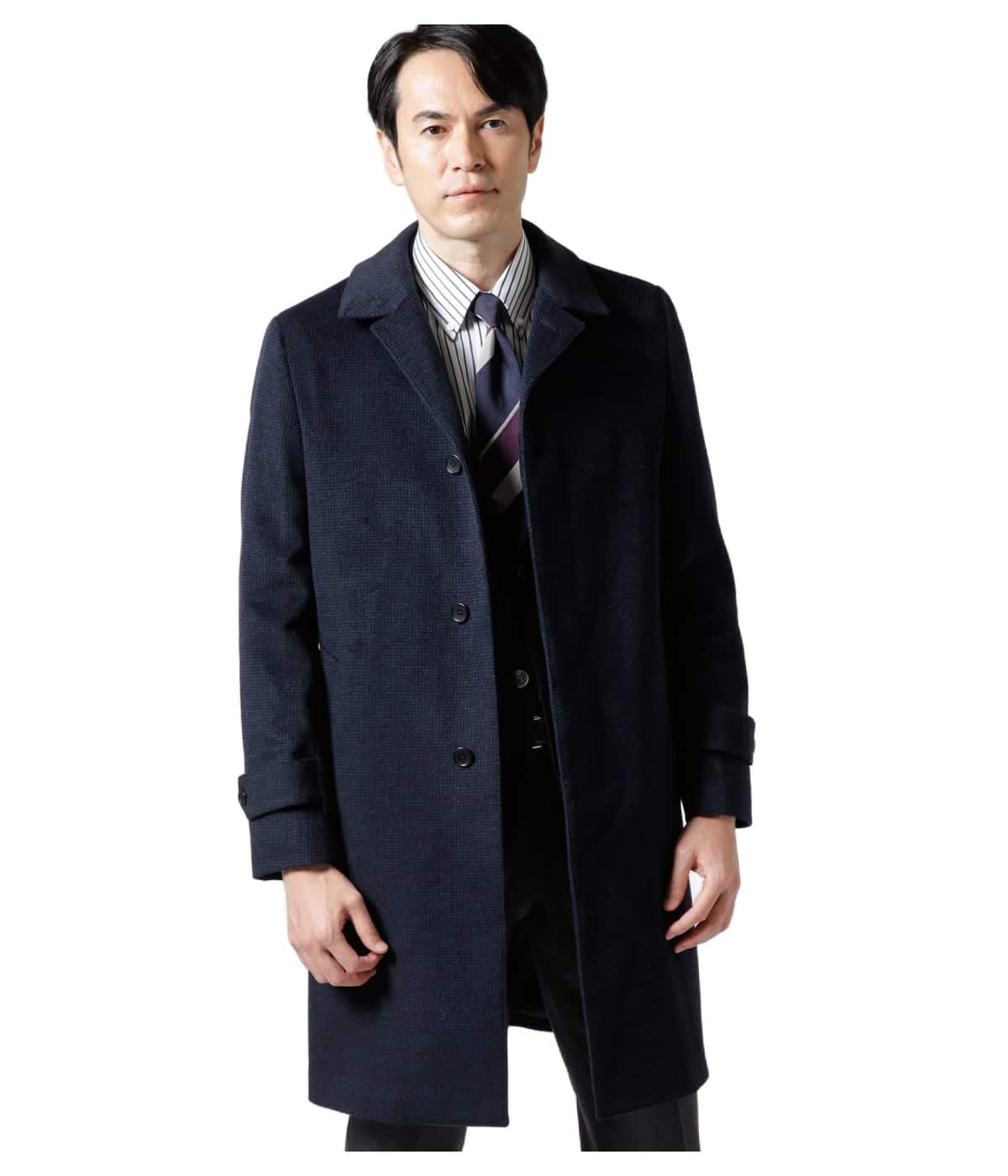 Amazon | [ニューヨーカー] ステンカラ―コート ハウンドトゥース