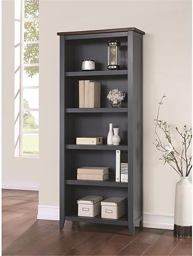 Miniatura 2 de BOWERY HILL Estantería de madera abierta de granja en madera azul