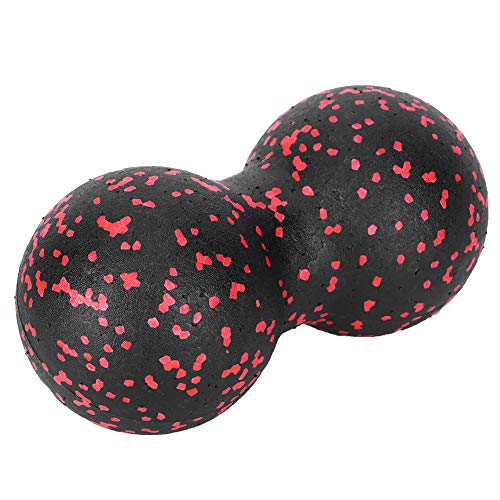 Stylebest Pelota de Masaje EPP para Liberación Miofascial y del Dolor, Pelotas de Fitness para Todos los Deportistas, Negro, Rojo, Tamaño Pequeño, 1 Unidad (Bola de masaje)