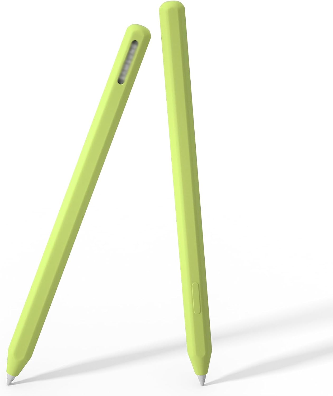Silicone Pencil Cover for Samsung Galaxy Tab S11/S11 Ultra S Pen 2025,Integrated Design Protective Sleeve Case Anti-Slip Grip Holder for Galaxy Tab S11/S11 Ultra S Pen (Glow Green)