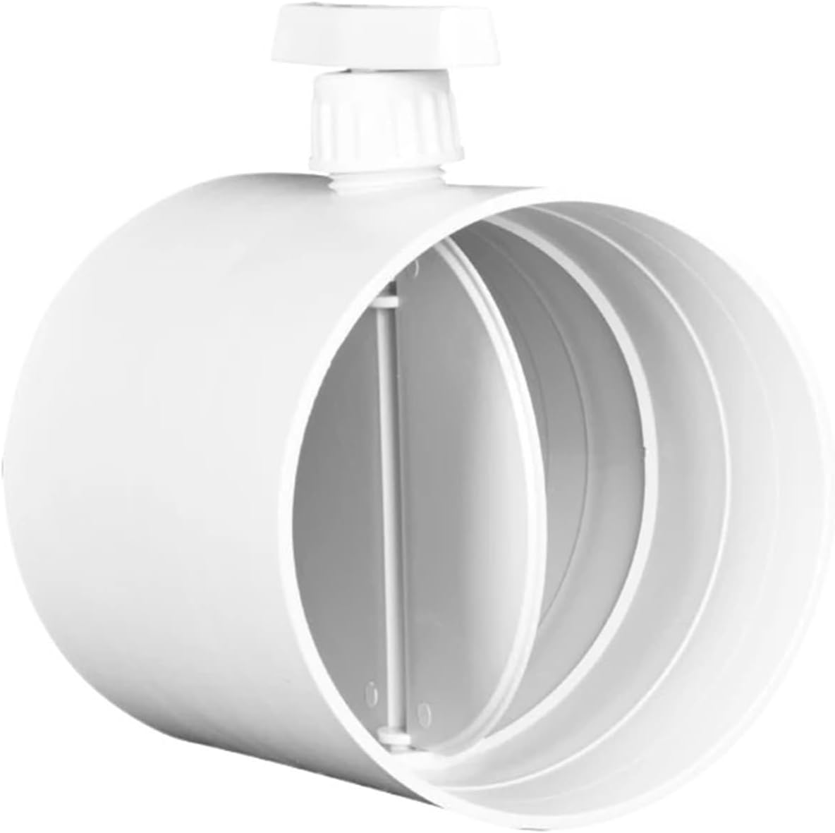 1pcs HVAC 6" plastic manual air valve check valve for ventilation pipe volume flow rate damper valve 150mm