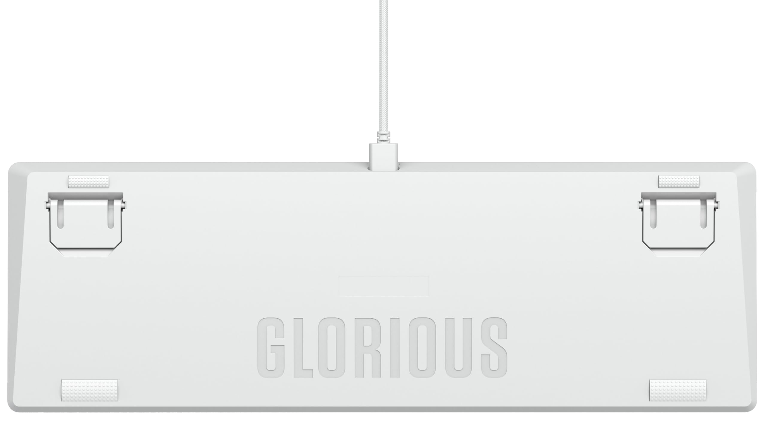GLORIOUS Gaming GMMK 2 Full Size (96%) - Tastiera da gaming meccanica, struttura in alluminio, personalizzabile, tasti a doppia iniezione, Fox Switches, RGB, layout QWERTY inglese - Bianco