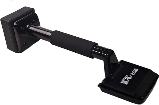 Fixed Carpet Knee Kicker - Heavy-Duty Carpet Stretcher & Fitting Tool | Professional Knee Kicker for Carpet Installation with Soft-Grip Handle & Cushioned Pad - Black