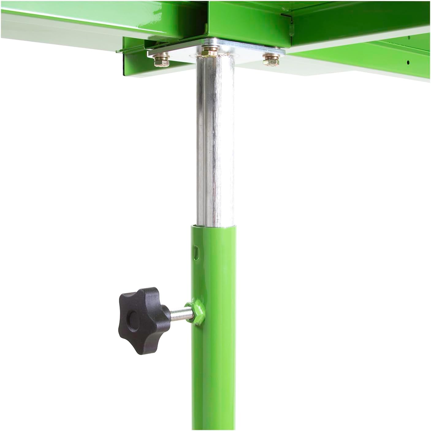 OEMTOOLS 24616 29 Inch Portable Tear Down Tray, Perfect Mobile Tray Table for Mechanics, 55-Pound Capacity, Steel Construction, Green