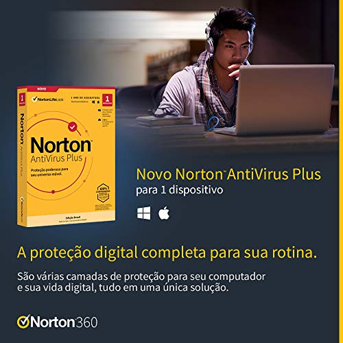 Norton Antivirus Plus 2GB Br 1 User 1 Device 12mo La Mm-2020 - Windows